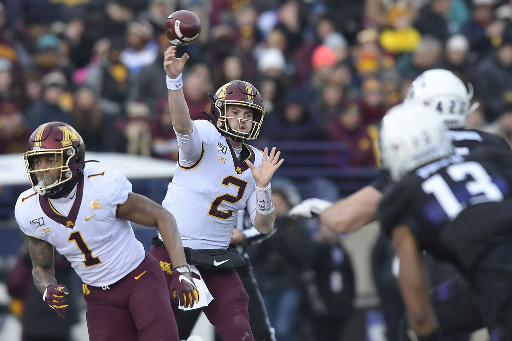 Minnesota QB Tanner Morgan, 10-1